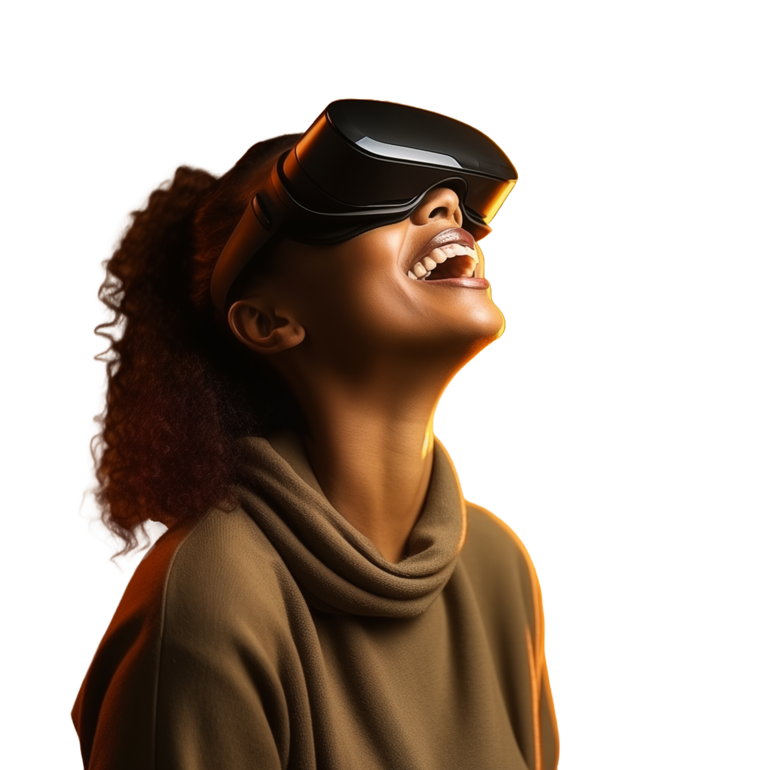 Woman enjoying VR experience at Piccadilly World